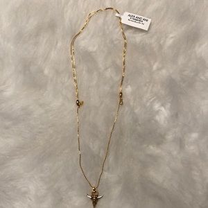 NWT Alex and Ani Skull Expandable Necklace